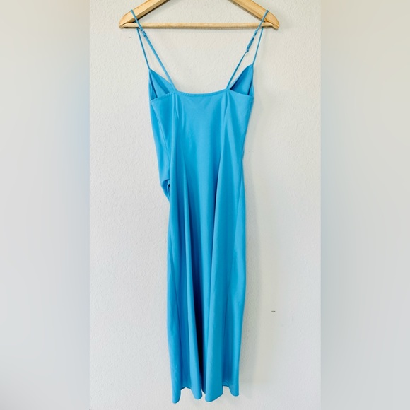 Finders Keepers Calypso Midi Dress Blue Xxs NWT - Picture 4 of 9